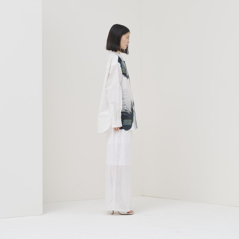 新作/美品/HERALBONY/バンドカラーシャツ「タイトル不明」 バンドカラーシャツ「タイトル不明」 – HERALBONY