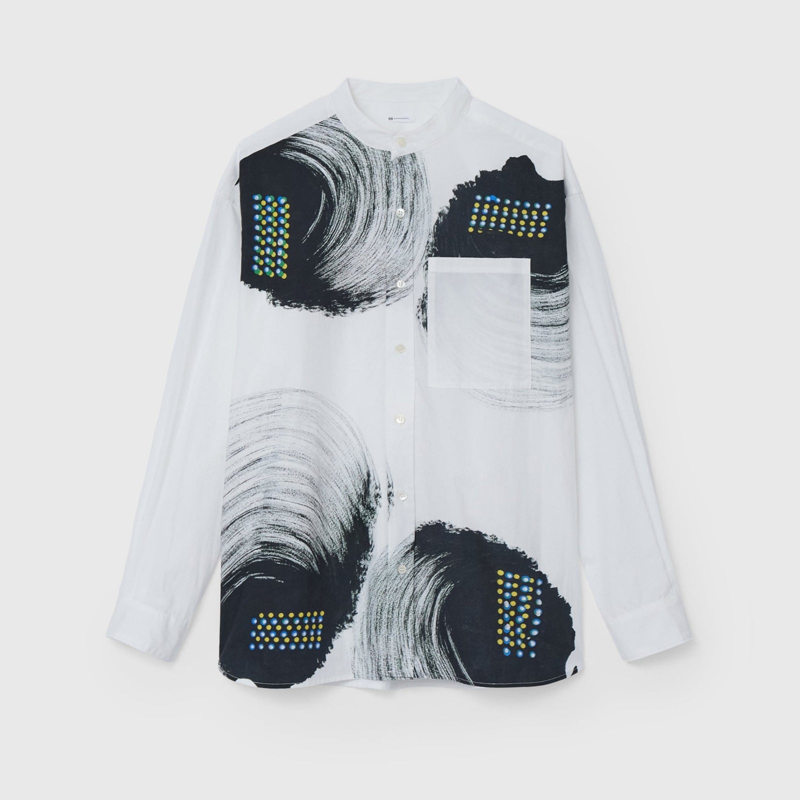 新作/美品/HERALBONY/バンドカラーシャツ「タイトル不明」 バンドカラーシャツ「タイトル不明」 – HERALBONY