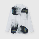 ￥バンドカラーシャツ「タイトル不明」Shigaku Mizukami