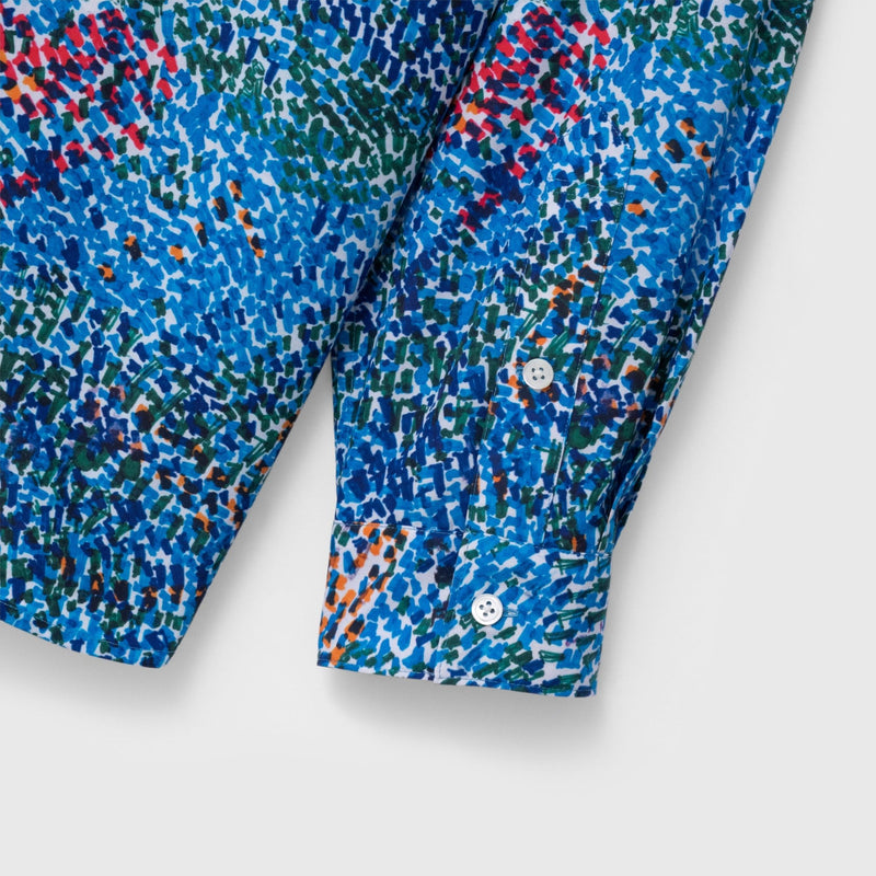 ブロードバンドカラーシャツ「（無題）（青）」| HERALBONY