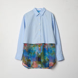 ￥オーガンジーレイヤードシャツ「桜」Momoko Eguchi