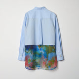 ￥オーガンジーレイヤードシャツ「桜」Momoko Eguchi