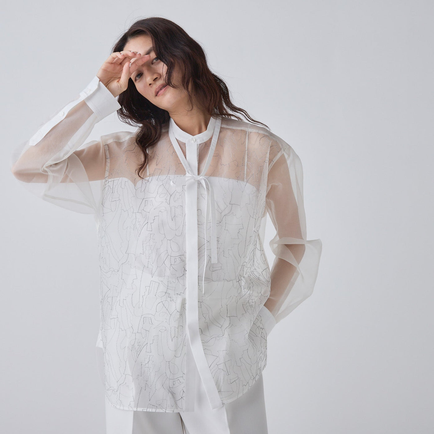 ☆美品☆レオナール シルクジャージー リボン カットソー シャツ トップス 40 シルクオーガンジー刺繍リボンシャツ「夏の魔物」 – HERALBONY