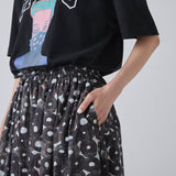 ￥フロントギャザースカート「（無題）（丸）」Sanae Sasaki