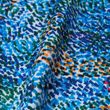 ￥サテンスカート「（無題）（青）」Midori Kudo