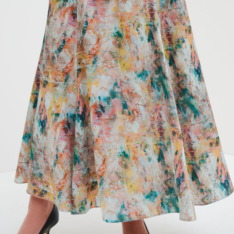 ￥サテンスカート「サンバ」Madoka Nishimura