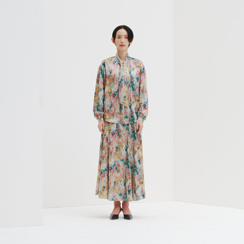 ￥サテンスカート「サンバ」Madoka Nishimura