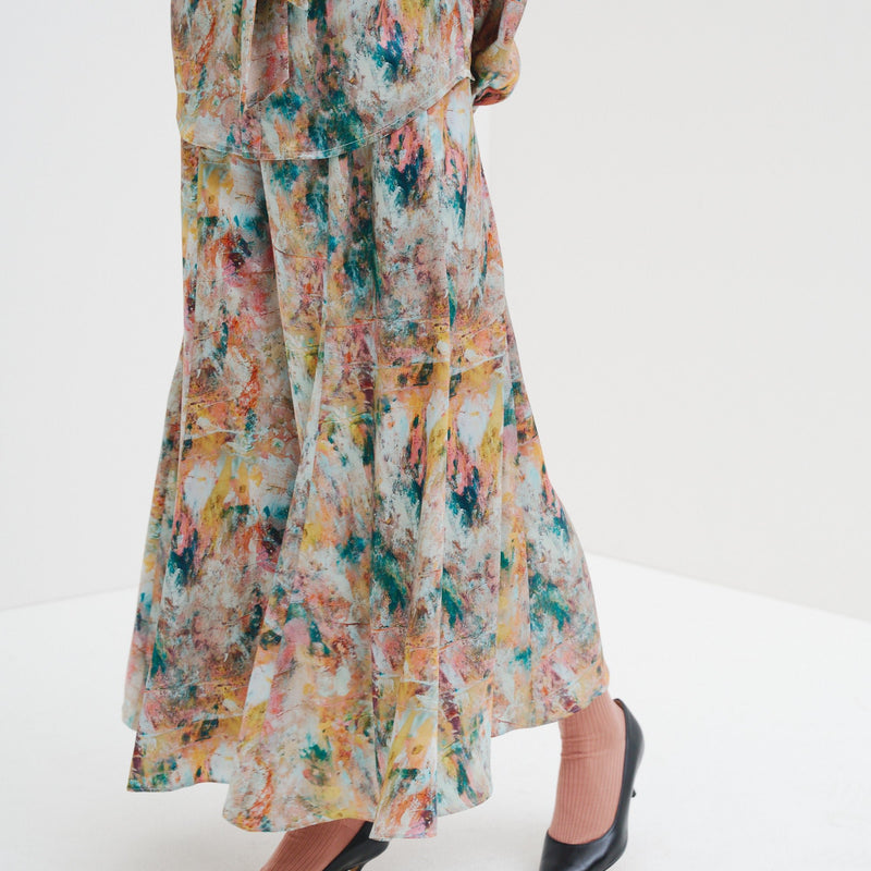 ￥サテンスカート「サンバ」Madoka Nishimura