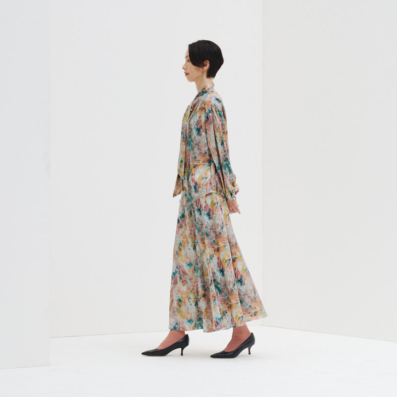 ￥サテンスカート「サンバ」Madoka Nishimura