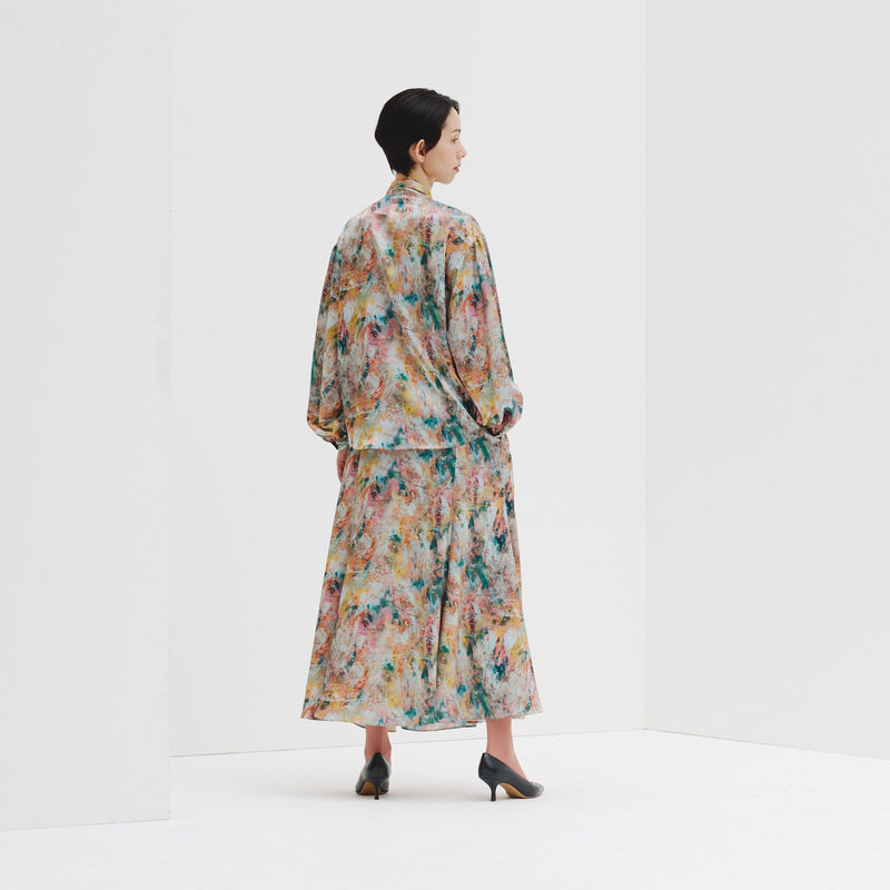 ￥サテンスカート「サンバ」Madoka Nishimura