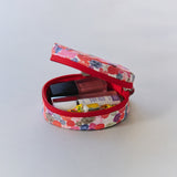 ￥ナイロンラウンドポーチ「シアワセピンク」fuco: