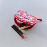 ￥ナイロンスクエアポーチ「シアワセピンク」fuco: