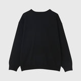 ￥ハートエンブロイダリーニット「タイトル不明」ブラックShoyo Ogawa
