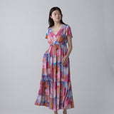 ￥カシュクールワンピース「I like music. I like dancing.」Kayano Tanida