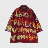 Jacquard Over Coat「ik ga in't weekend naar verjaardagsfeest」