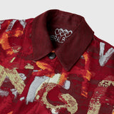 Jacquard Over Coat「ik ga in't weekend naar verjaardagsfeest」