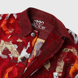 Jacquard Over Coat「ik ga in't weekend naar verjaardagsfeest」