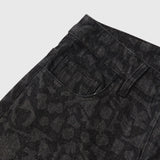 【予約商品｜9月上旬お届け】kaedeデニムストレート「かえでのチョキチョキ」BLACK