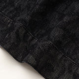 【予約商品｜9月上旬お届け】kaedeデニムブルゾン「かえでのチョキチョキ」BLACK