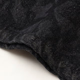 【予約商品｜9月上旬お届け】kaedeデニムストレート「かえでのチョキチョキ」BLACK
