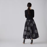 ￥Knit & Balloon Skirt One-Piece「marina-moji003」marina