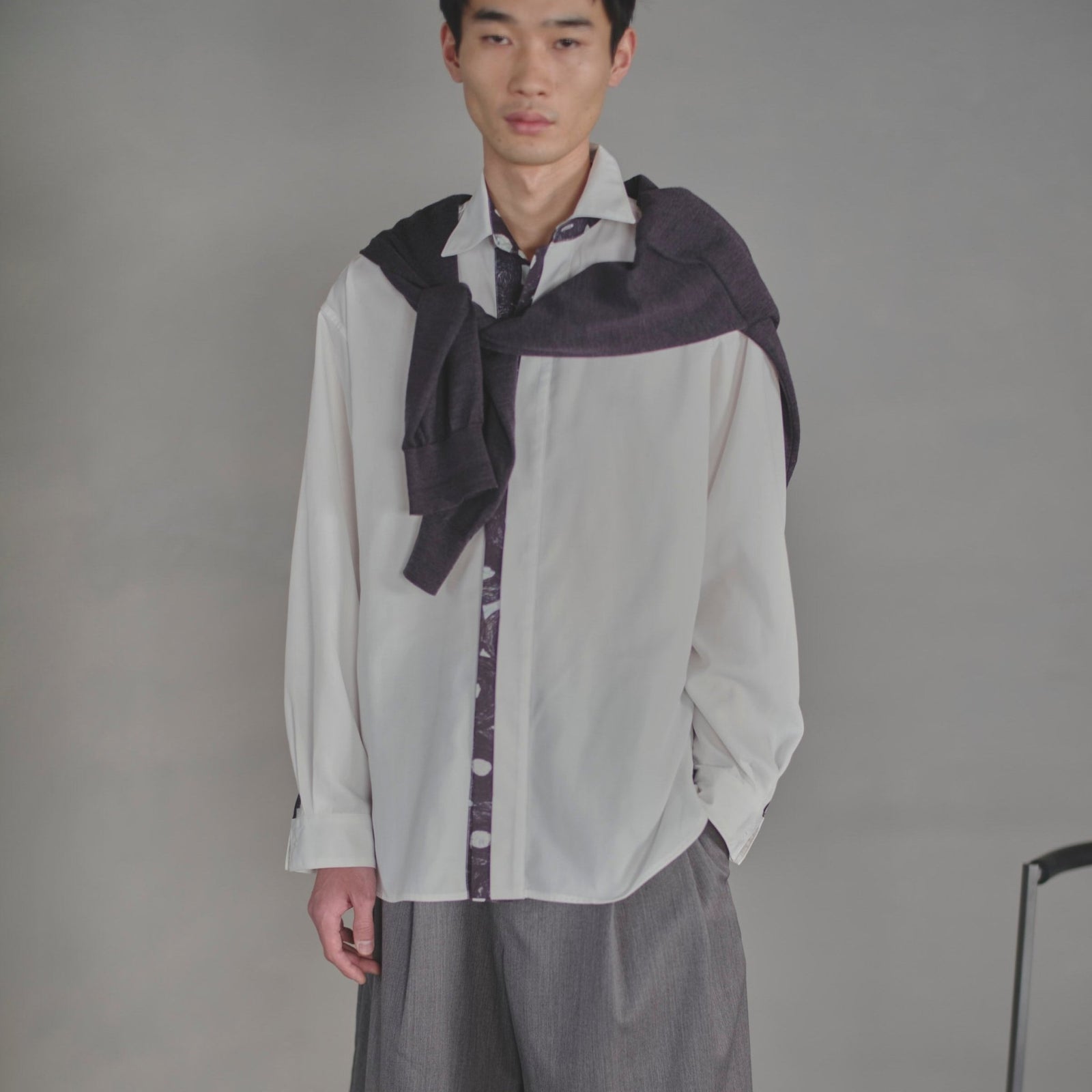 HERALBONY ヘラルボニー デザインシャツ（フライフロント）「迷路」 デザインシャツ（フライフロント）「迷路」 – HERALBONY