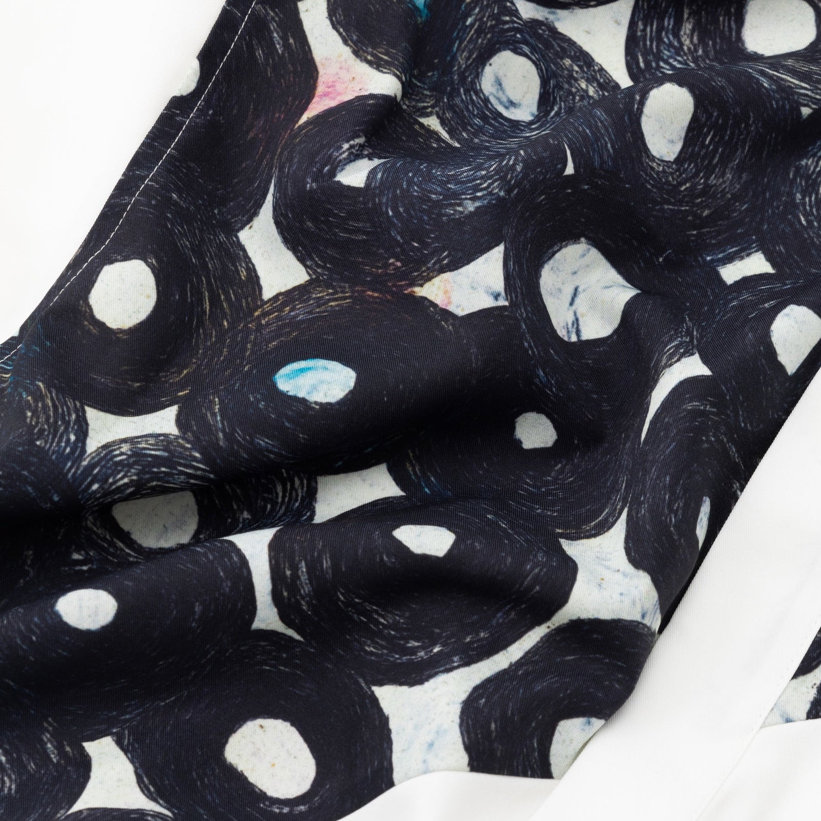 デザインシャツ（ショルダー切替）ホワイト「（無題）（丸）」 – HERALBONY