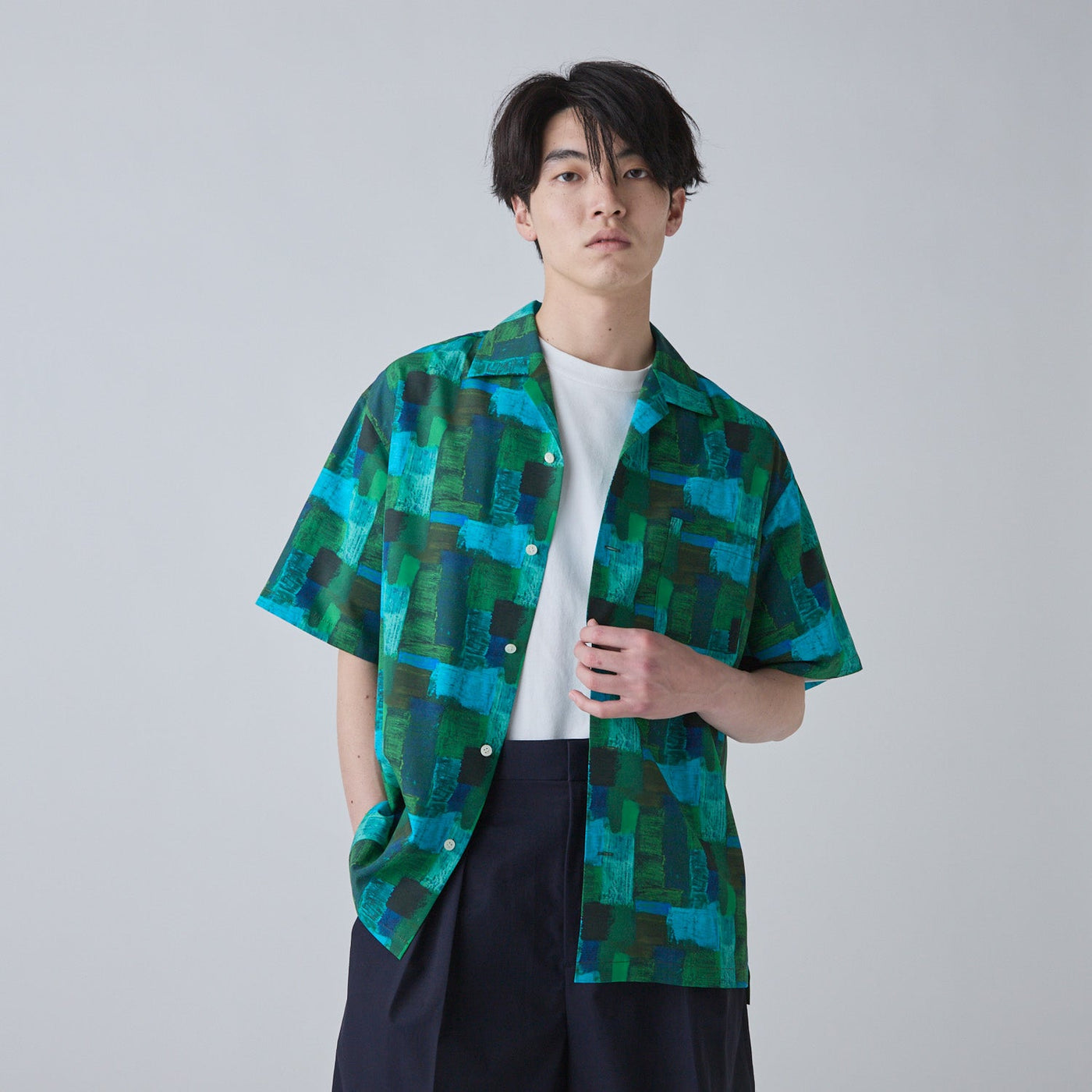 オープンカラーシャツ「Landscape」 – HERALBONY