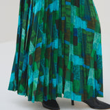 ￥プリーツスカート「Landscape」Kaoru Iga