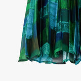 ￥プリーツスカート「Landscape」Kaoru Iga