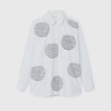 ￥レギュラーカラーシャツ「marina - moji003」marina