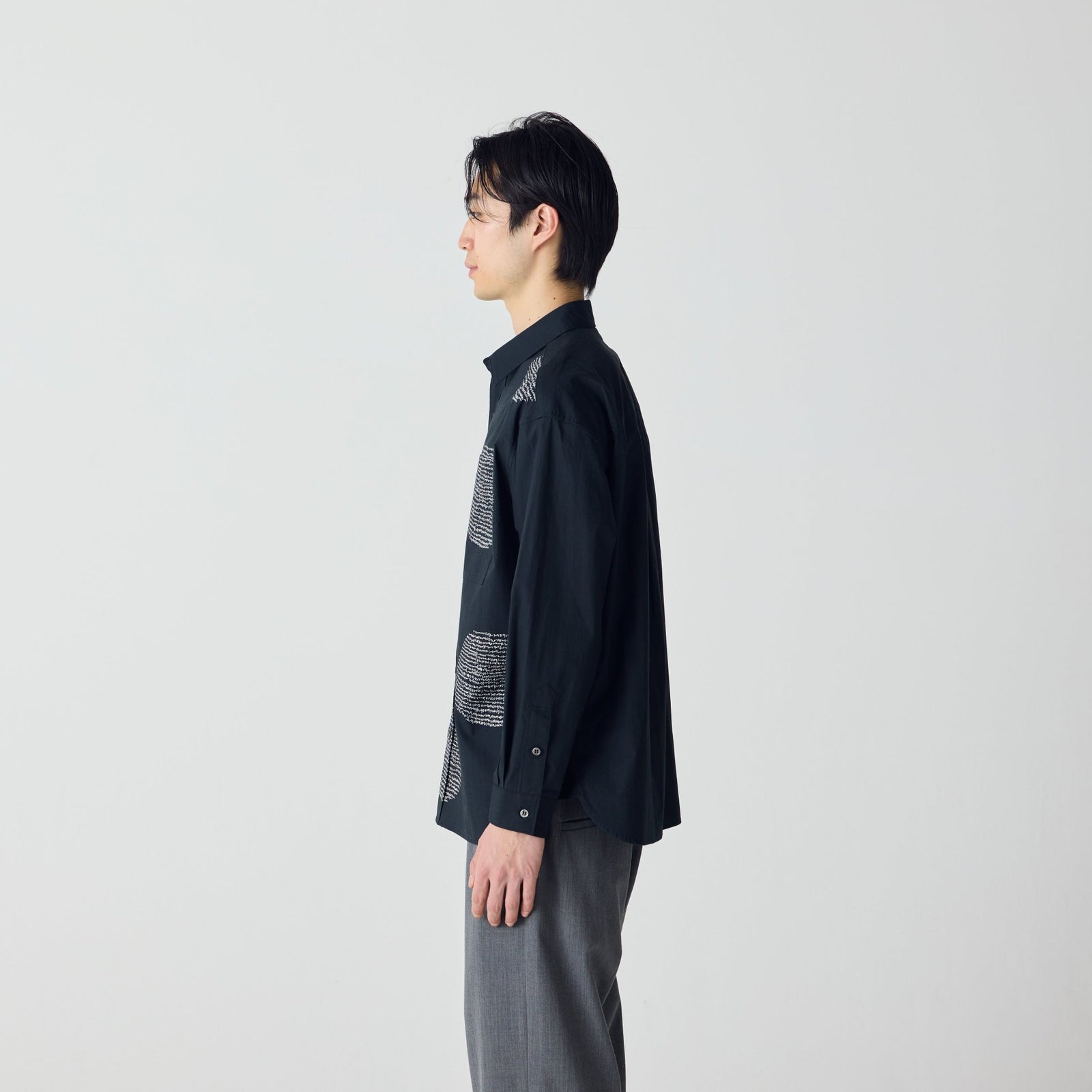 レギュラーカラーシャツ「marina-moji003」 – HERALBONY