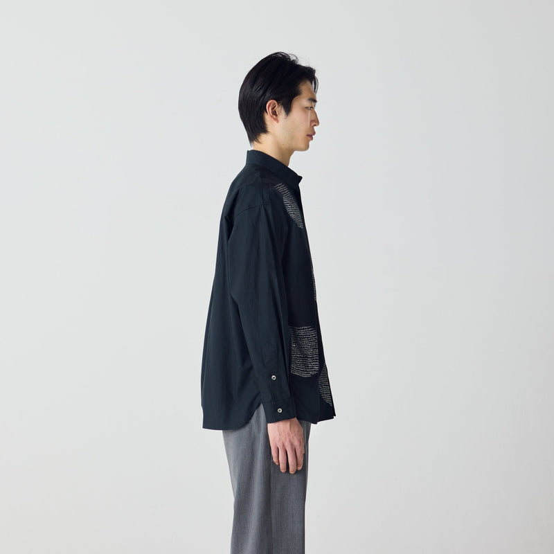 レギュラーカラーシャツ「marina-moji003」 – HERALBONY