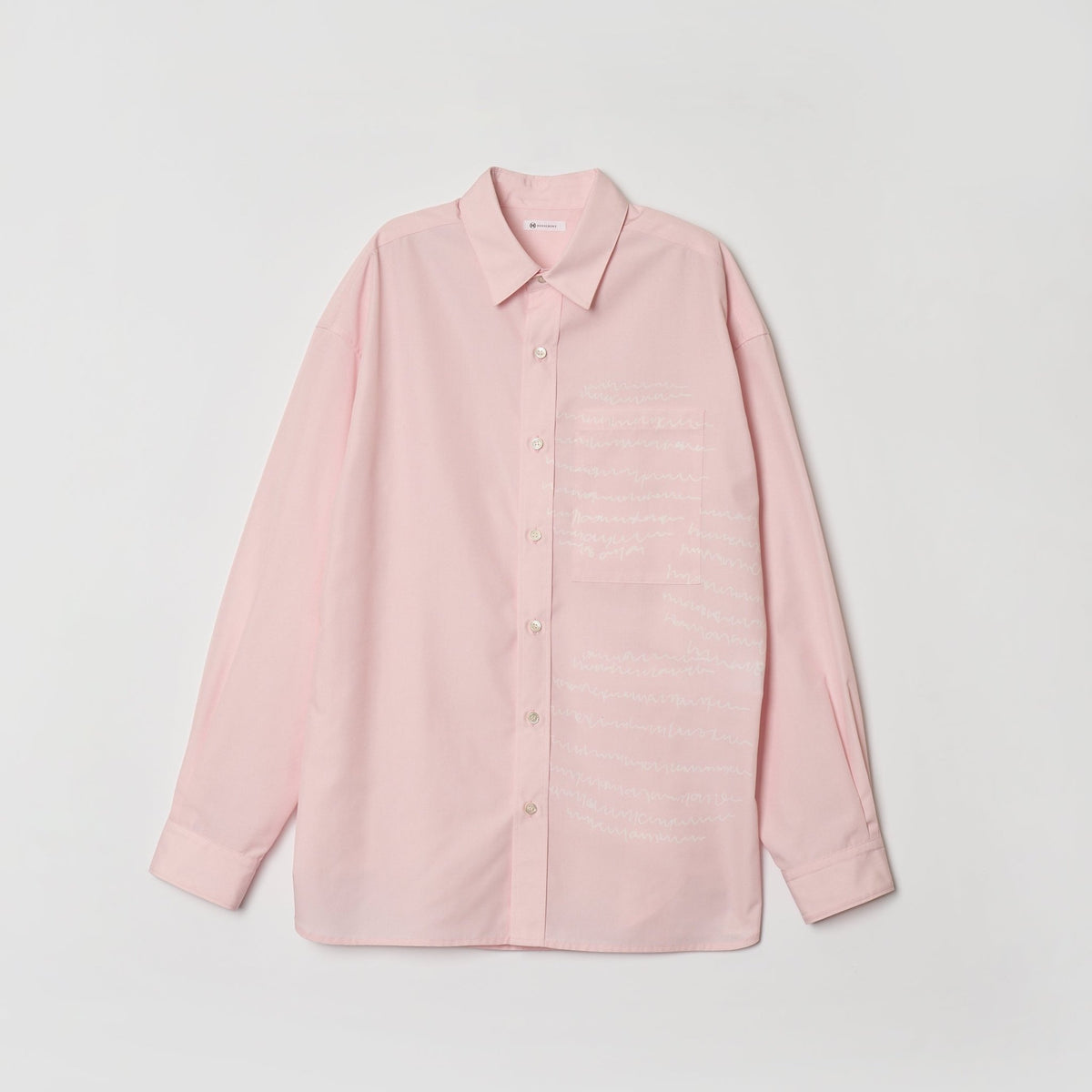 HERALBONY marina バンドカラーシャツ brown brush marina – HERALBONY