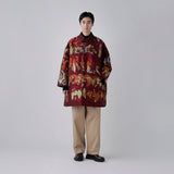 Jacquard Over Coat「ik ga in't weekend naar verjaardagsfeest」
