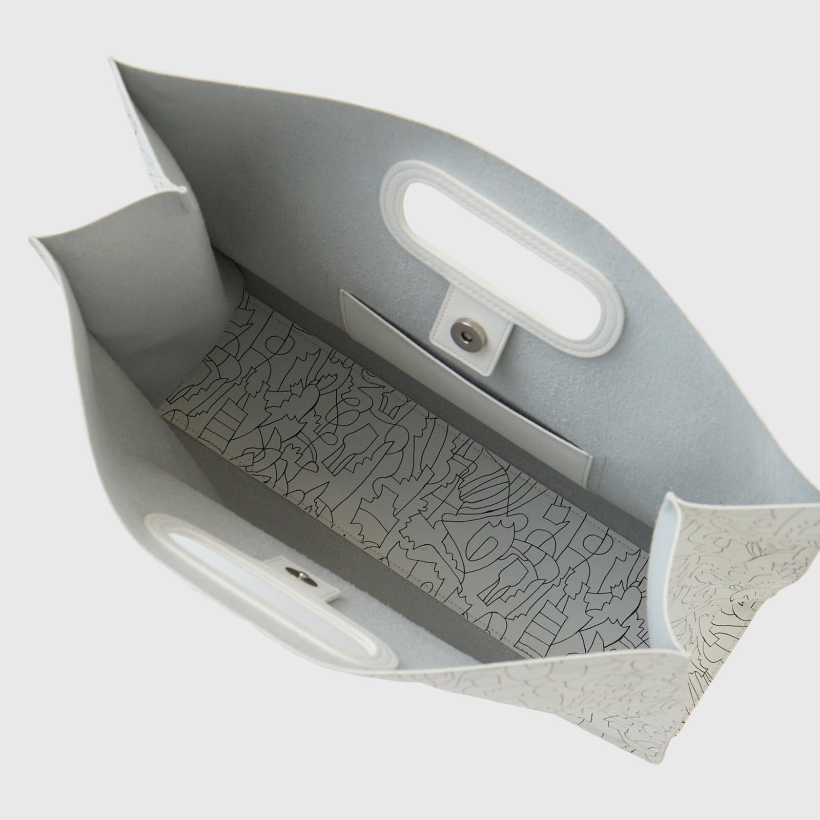 Sac en cuir recyclé (M) 