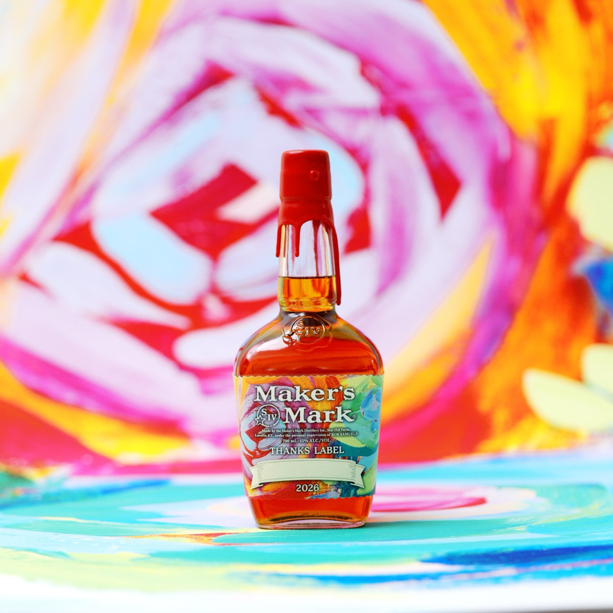 【新品】メーカーズマーク 1000ml 2本 メーカーズマーク × HERALBONY「サンクスラベル」| HERALBONY