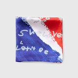 ￥シルクサテンスカーフ「My Favourite Beatles Songs」（Paris Edition）Joel Jamensky