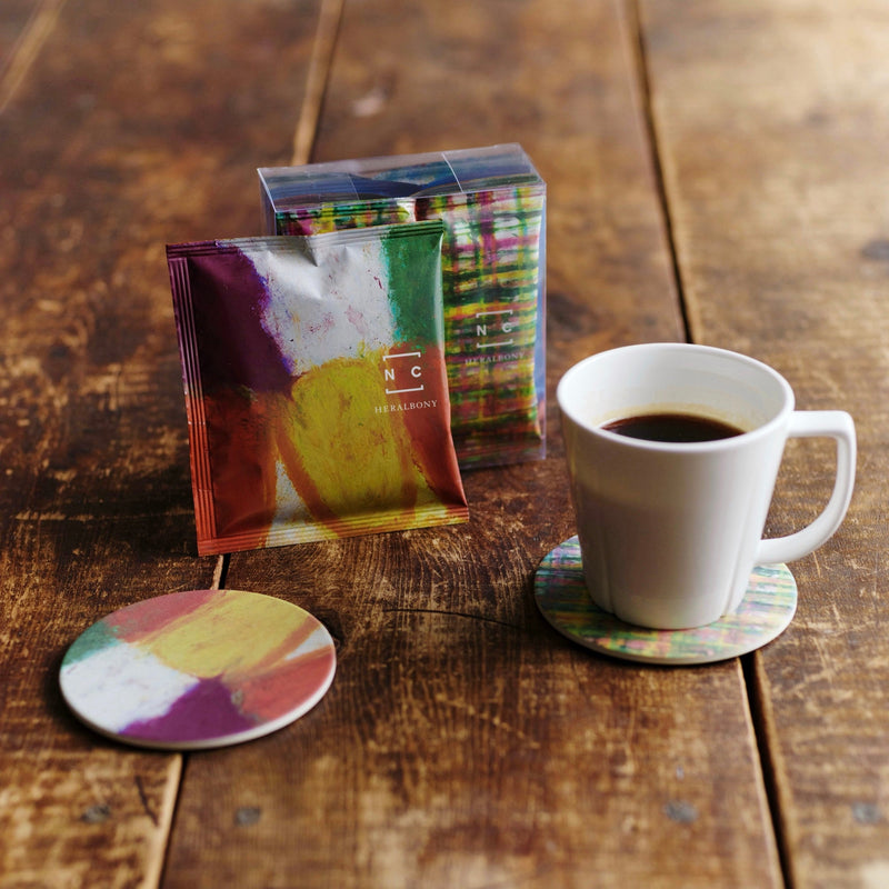 ￥［ Nagasawa COFFEE×HERALBONY ］コースター「ソフトクリーム」Yukihiro Kokubo