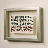 ￥「navy blue brown calligraphy1 - mm2025」原画作品marina