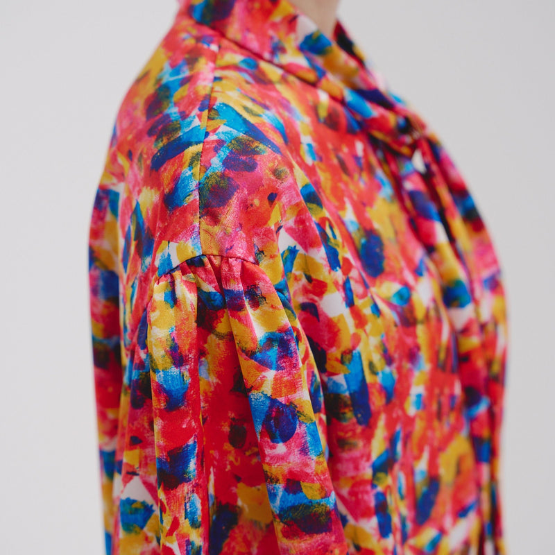 ￥サテンボウタイブラウス「non title」Naoki Watanabe