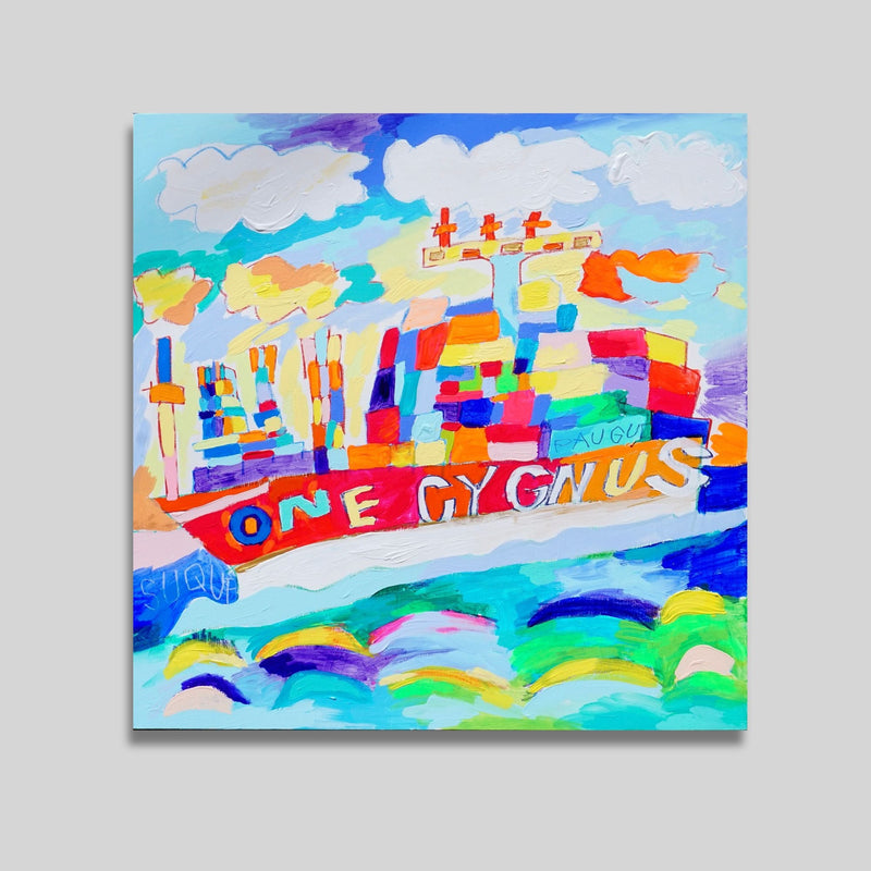 ￥「カラフルなタンカーONE」原画作品Taisuke Kinugasa