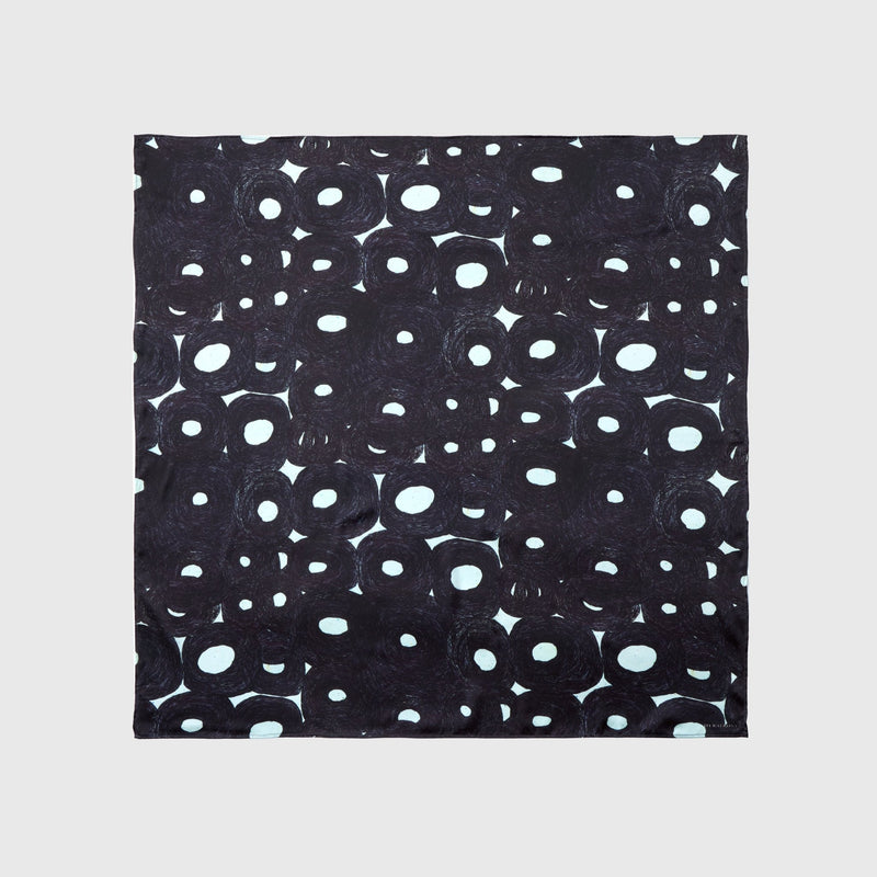 ￥シルクサテンスカーフ「（無題）（丸）」（Paris Edition）Sanae Sasaki