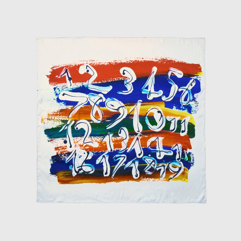 ￥シルクサテンスカーフ「タイトル不明」（Paris Edition）Ryo Nakao