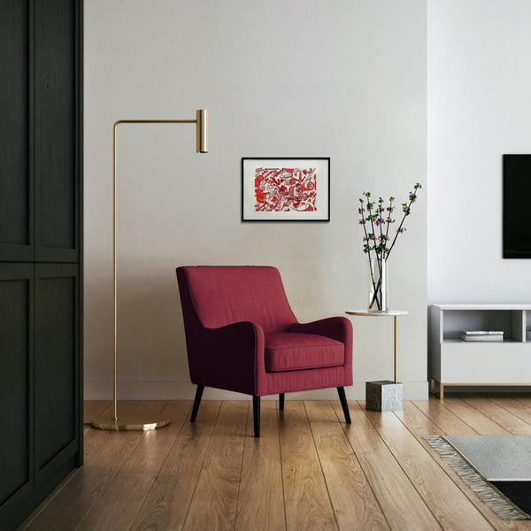 Art d'intérieur « Musique Rouge »