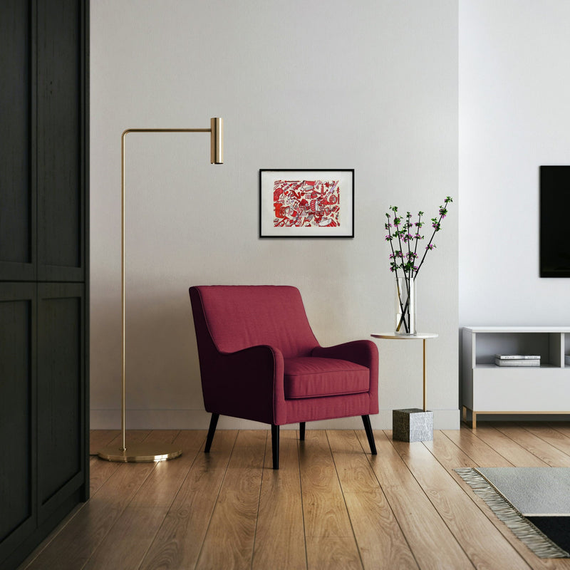 Art d'intérieur « Musique Rouge »