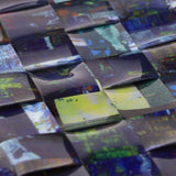 ￥Printed PVC Woven Bag (Art-Inspired)「夜景」Kaoru Iga