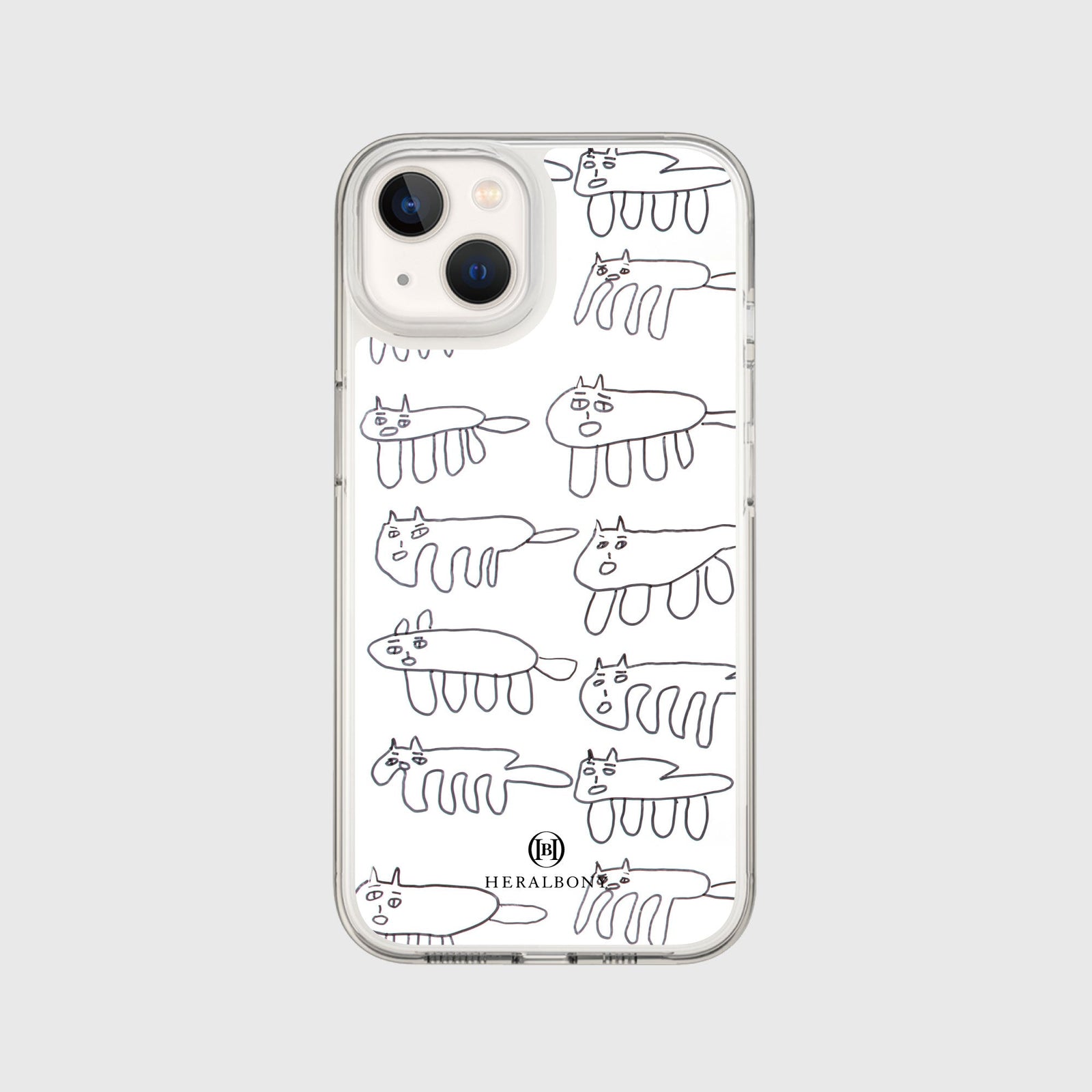 ネコかわ様　ペーパーパーテーション(サイズ:500x43ｘ240cm) 受注販売商品】スマホケース「ネコ」 – HERALBONY