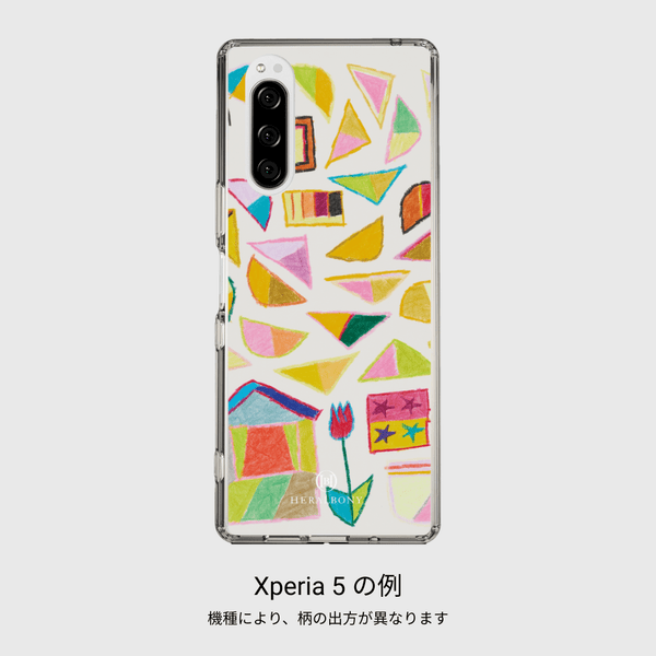￥【受注販売商品】スマホケース「おうち キャンビー コップ ちょうちょ」Shino Sasaki