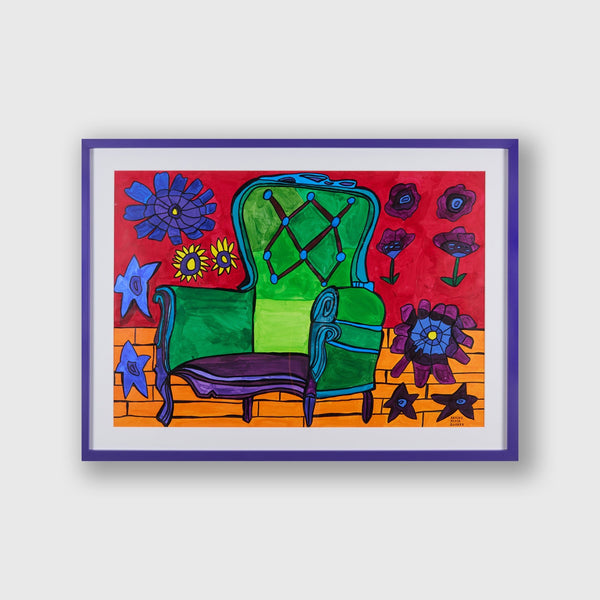 ￥「佇む椅子」原画作品Ryoya Akaike